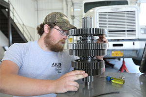 Arkansas State University - Newport Students working in the Diesel Program.